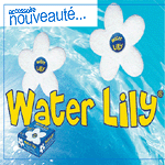 Water Lily ® Absorbe les résidus gras en piscine et Spa