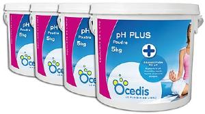 pH PLUS poudre<br>Pack 4 x 5kg