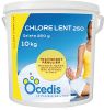 Chlore Lent Piscine Bloc 250<br>OCEDIS ® seau de 10kg