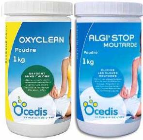 Anti algue moutarde piscine<br>OCEDIS ® Kit 2 x 1kg